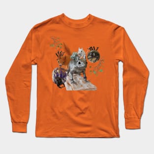 3D art - What's the squirrels up to? Long Sleeve T-Shirt